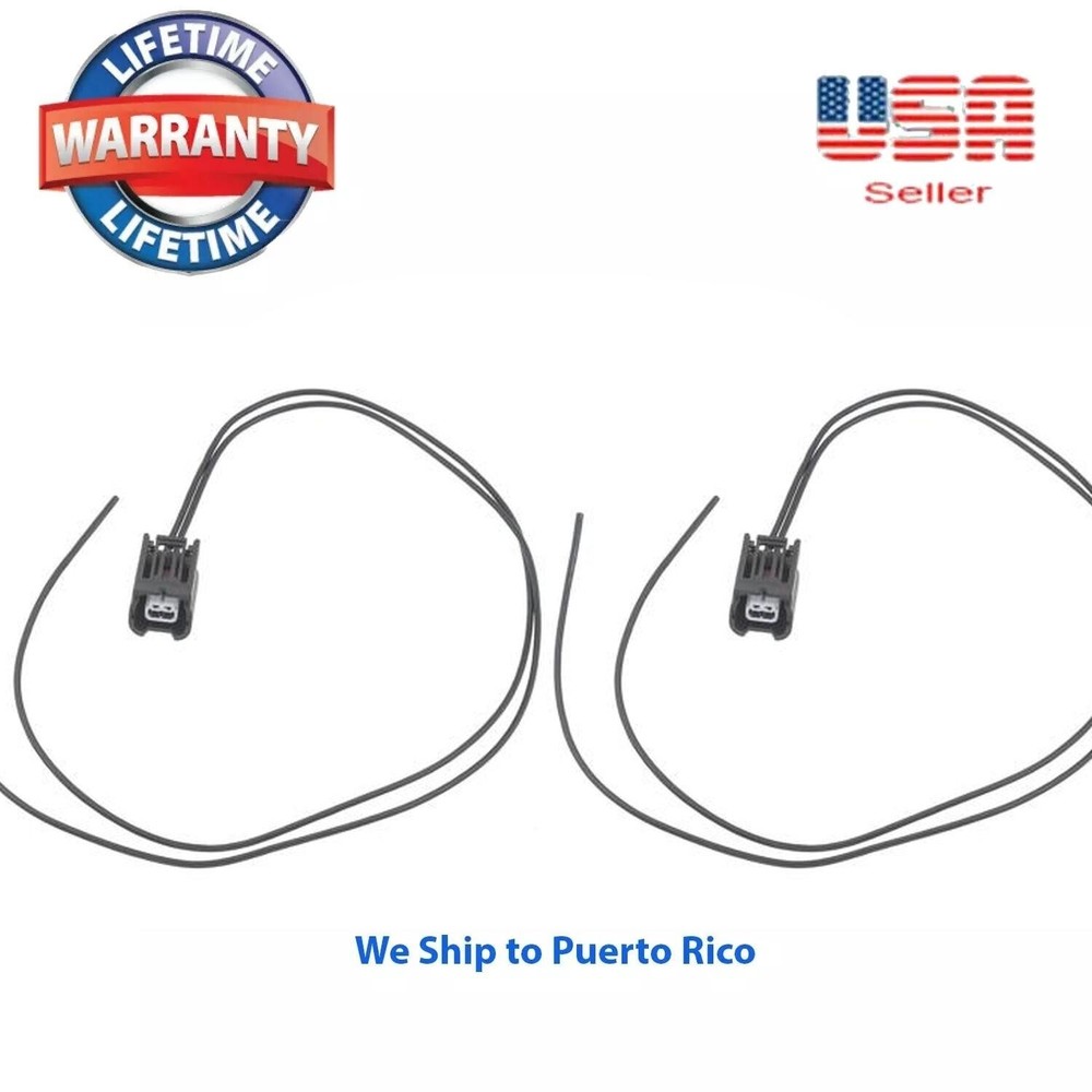 2 ABS Speed Sensor Front Left & Right & 2 Connector Fit HONDA ACCORD 2008-2012