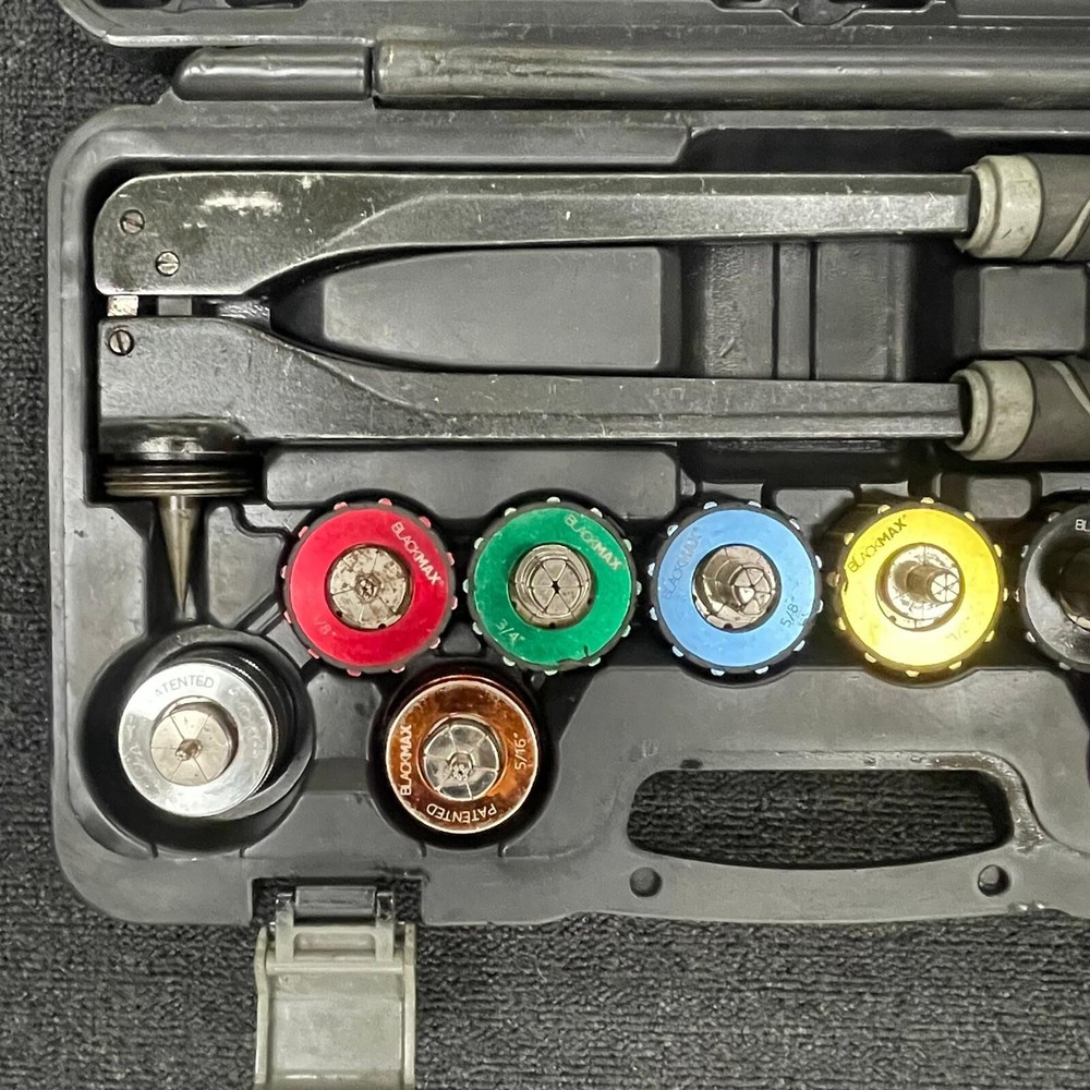 BlackMax BTLE9 Premium Imperial Tube Expander Set 9 Colour Coded Heads