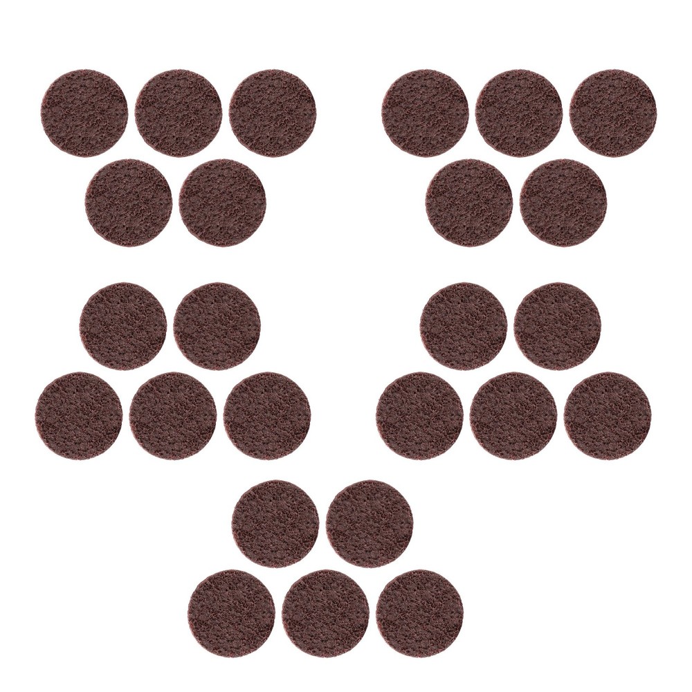 25 Pcs 2 Inch Medium Prep Pad Discs Surface Conditioning Quick Change Discs