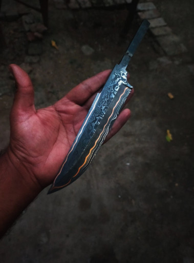 Handmade Custom Copper Blank Blade for Knife Making Supply Tool True Edge Crafts