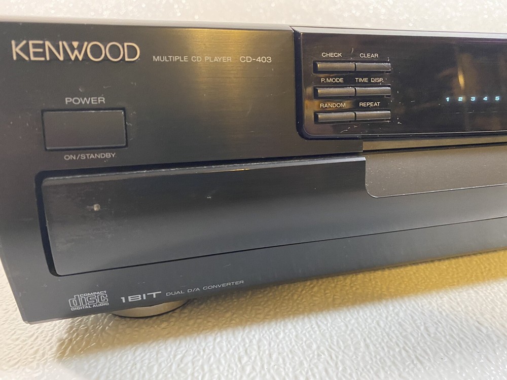Kenwood Compact Disk Player & 5 CD Changer #CD-403 No Remote Tested & Working!