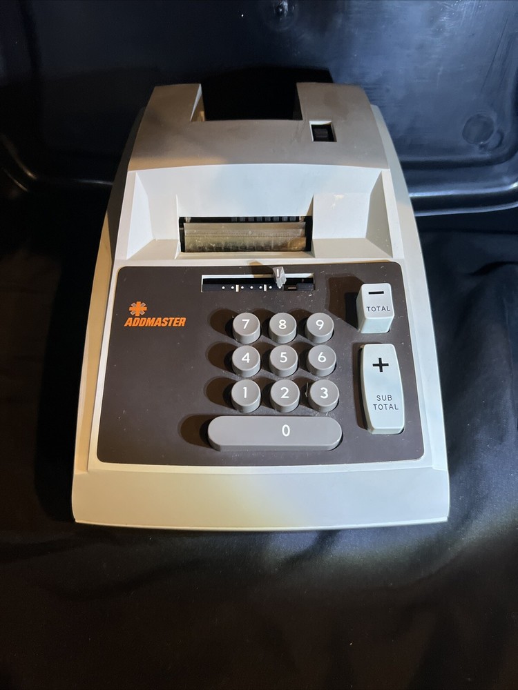Vintage Addmaster Model 107 Adding Machine