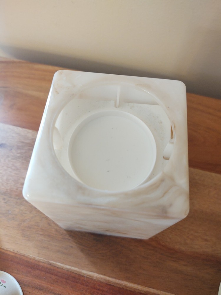 Vintage Faux Marble Dixie Cup Dispenser
