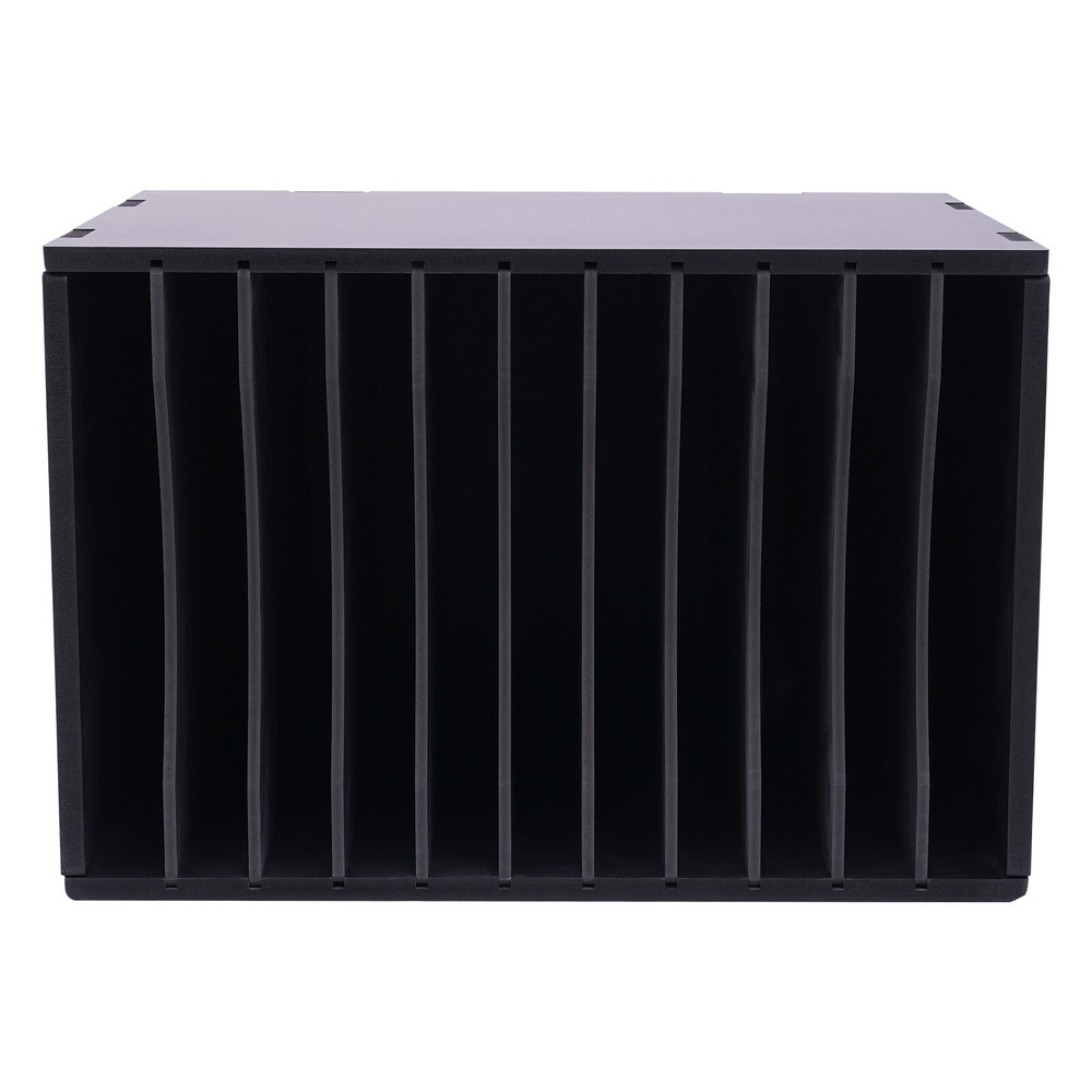 11Compartment Vertical Desktop Sorter File Storage Rack Desktop Organizer Holder