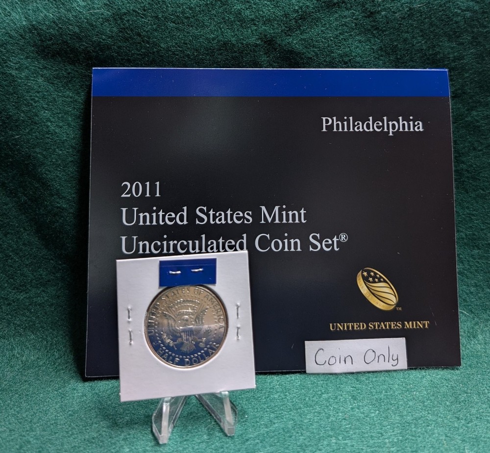 2011 P Kennedy Half Dollar Uncirculated from Mint Set