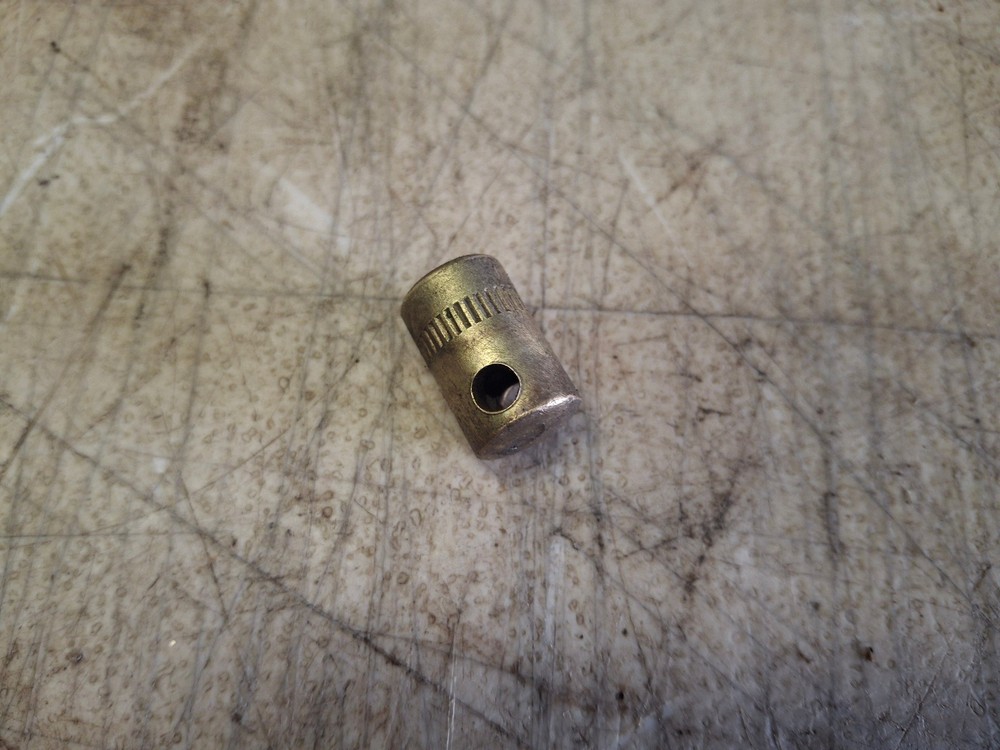 VINTAGE DELTA ROCKWELL DP 220 Drill Press Spindle Quill Pointer Brass Nut