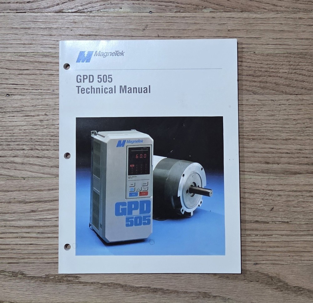 Magnetek GPD 505 Technical Manual 1996