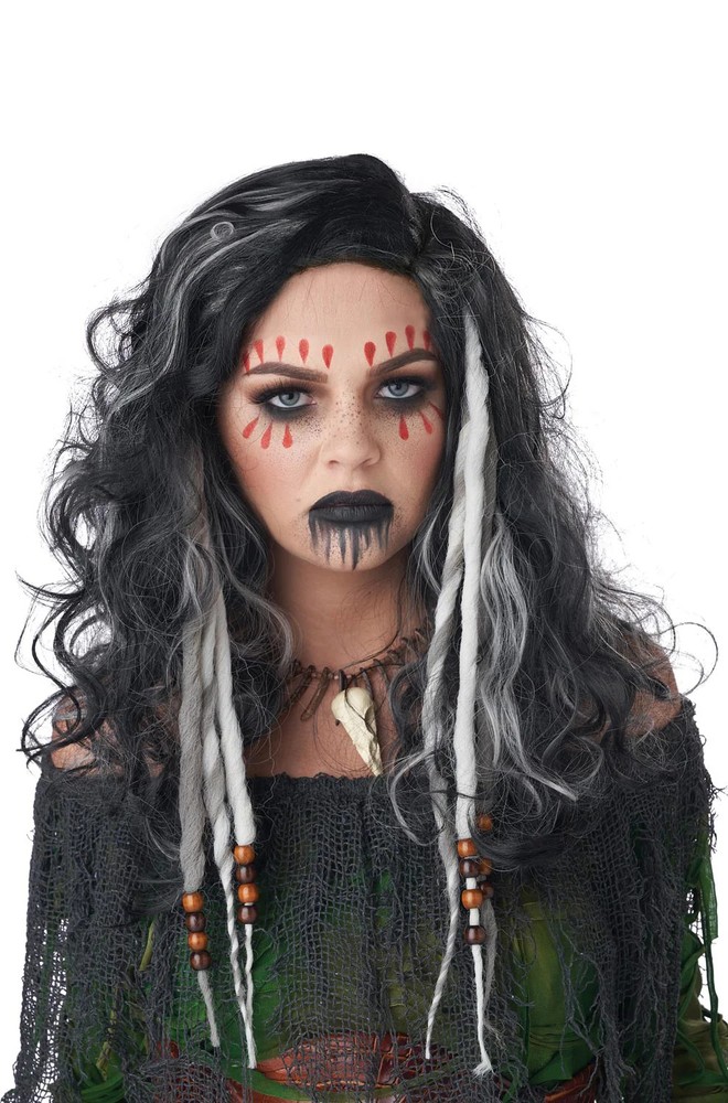 Steampunk Ghost Clip-In Dreads (Grey)