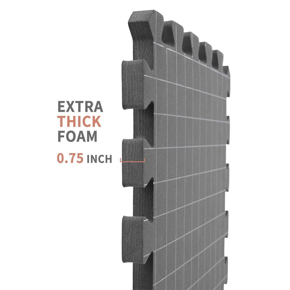 GBtroo Blocking Mats for Knitting[9-Pack], Extra Thick Blocking Boards with G...