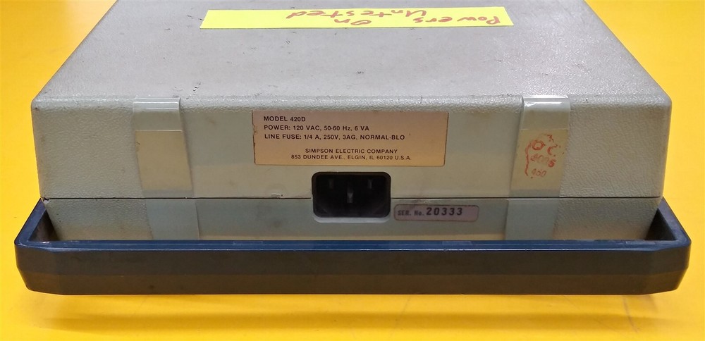 ⭐️⭐️⭐️⭐️⭐️ **AS IS - UNTESTED** Simpson 420 Function Generator Model 420D