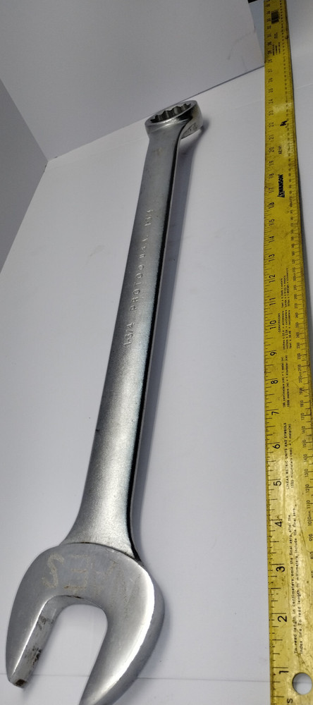 Proto 1256 1-3/4" Open & Ring End Combination 12pt NICE!