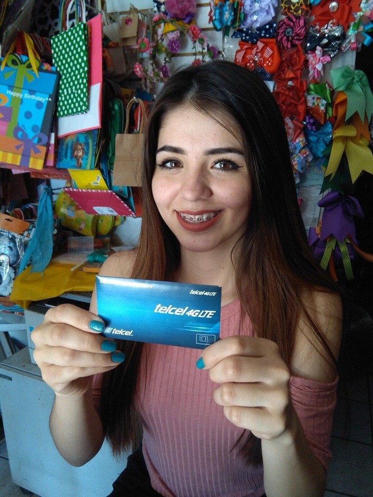 Telcel Sim Card Area Code MONTERREY CITY,LADA 81.Mexico