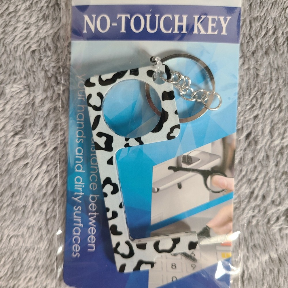 No touch keychain tool door opener