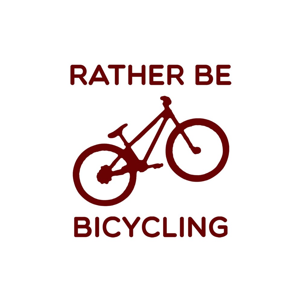 Rather Be Bicycling Sticker Decals