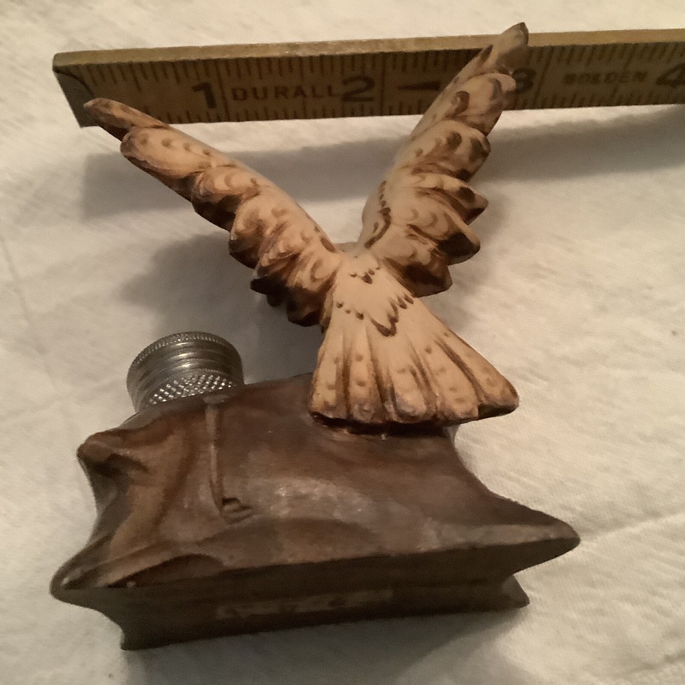 Antique Black Forest Eagle, Thimble Holder