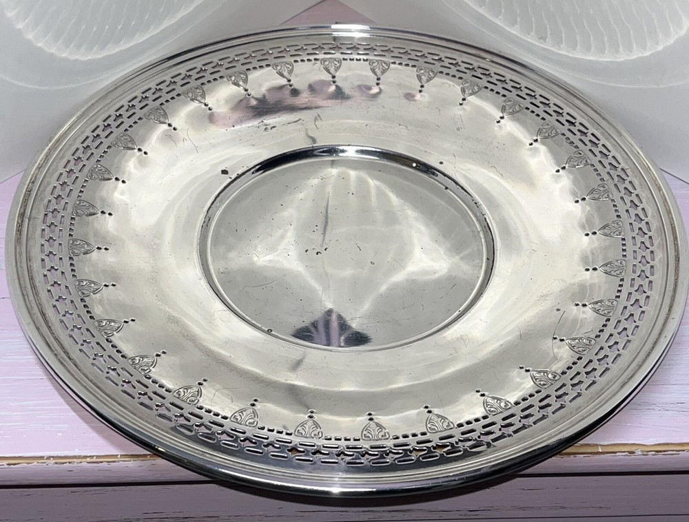 Silver 10” Wallace Serving Tray Number 6405 N