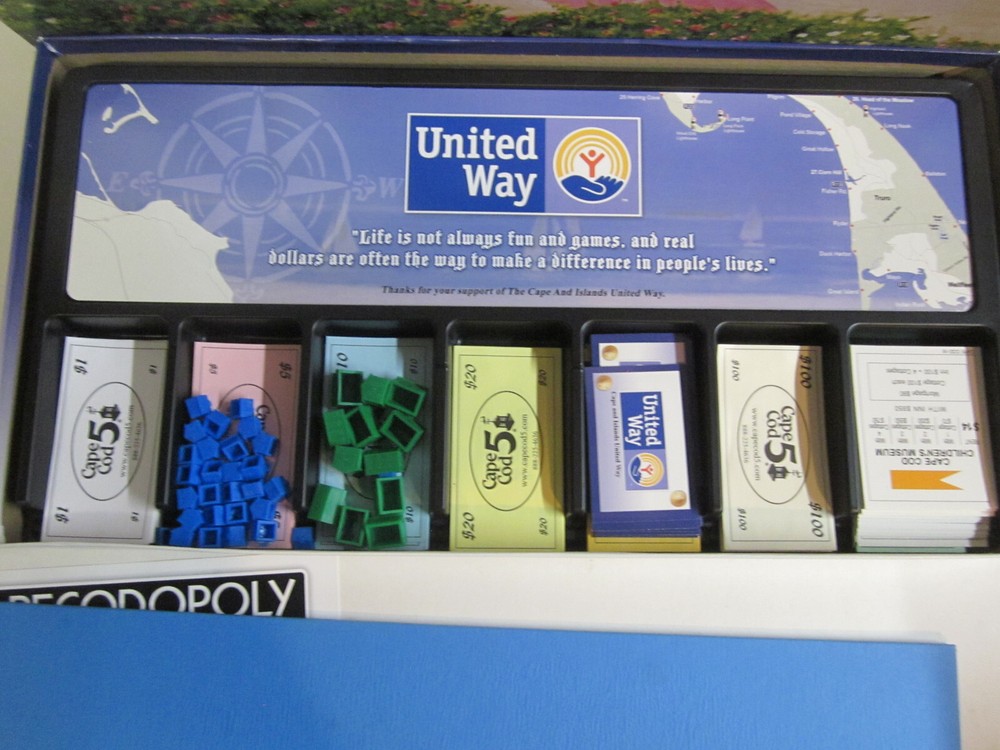 capecodopoly cape cod monopoly board game collectible vintage complete