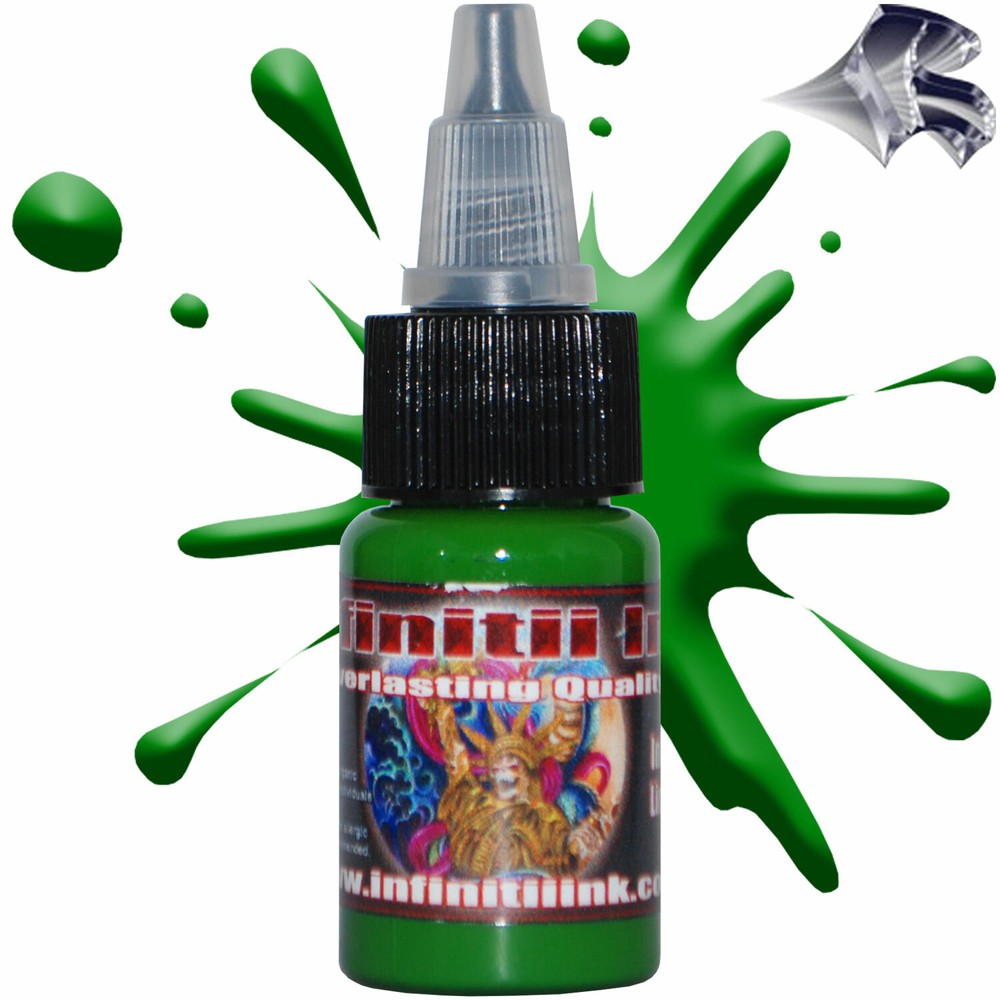 Infinitii Lime Green Tattoo Ink 1/2 oz