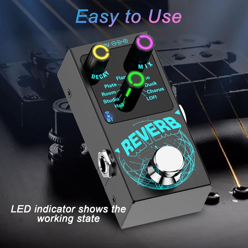 Mini Digital Reverb Guitar Pedal