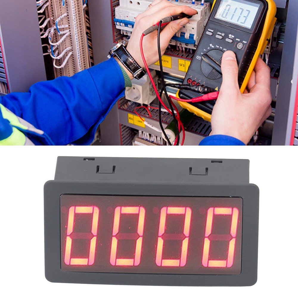 Digital Frequency Meter Counter LED Relay Output Countdown Timer 100khz.
