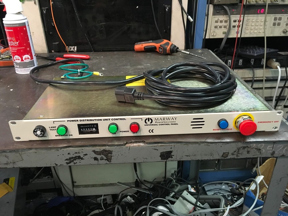 Marway UCP31015-5B 19" Rack Mount Power Distribution Control Panel w/ Hour Meter