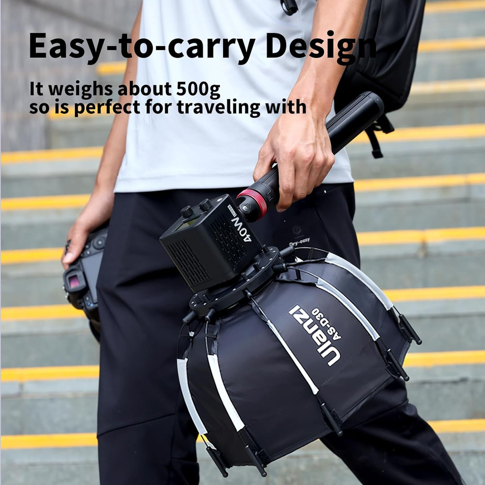Ulanzi AS-D30 Mini Octagon Softbox for Speedlite & Studio Flash with Bag