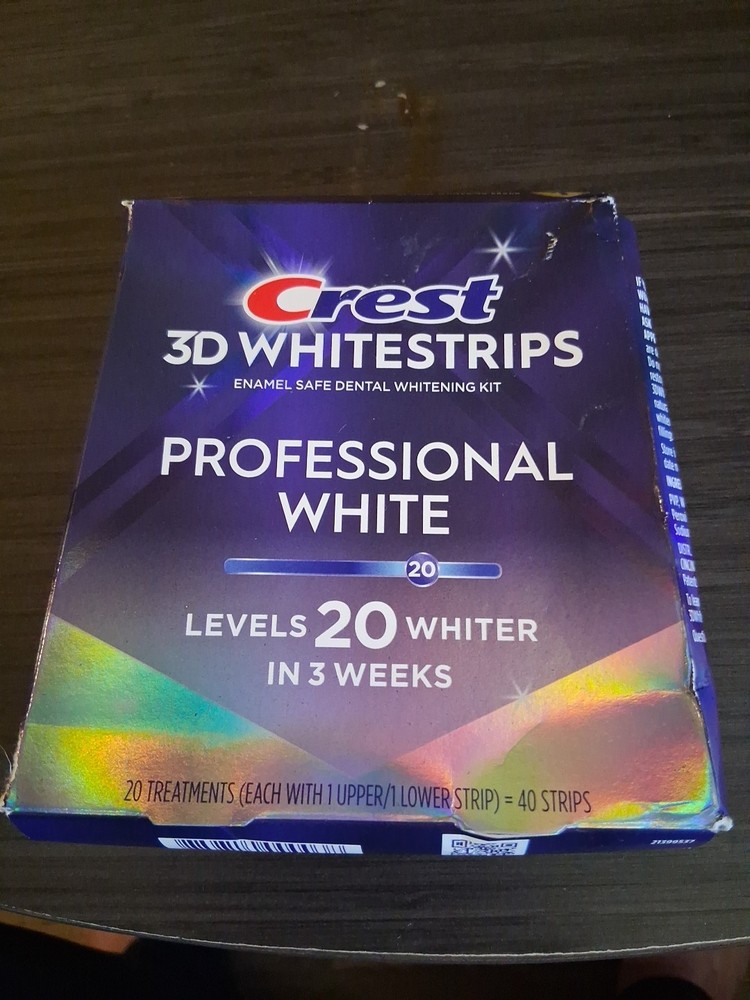 Crest 3D White Professional White Teeth Whitening Strips - Level 20