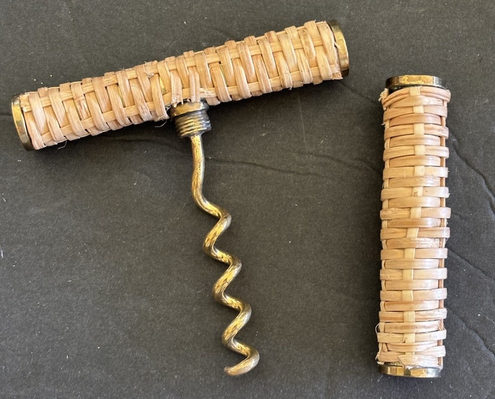 Aerin Rattan Covered Corkscrew