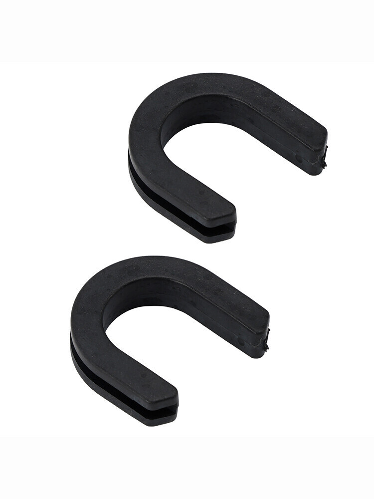2X Luggage Rack Backrest Side Plate Mounting Bracket Grommet Bushing for Harley