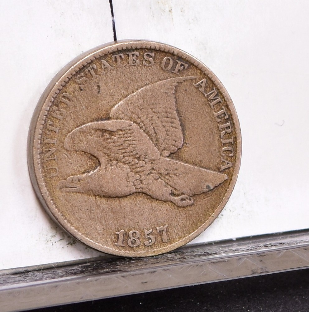 1857 Flying Eagle Cent - Fine (#57351-L)