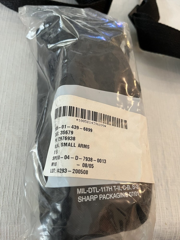 M60 New Padded Sling with snap hooks New In Package Military Issue