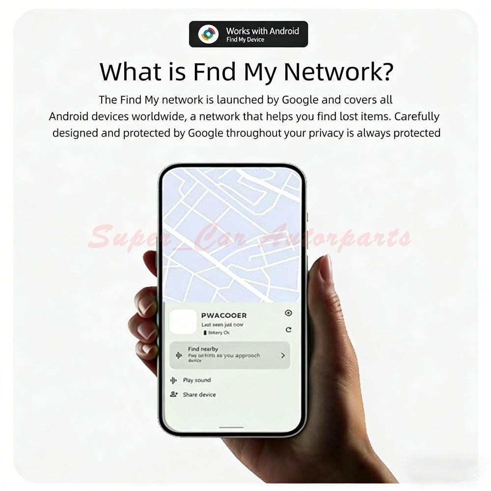 GPS Tracker for Vehicles, Real Time Car Tracking Device, Mini Hidden for Android