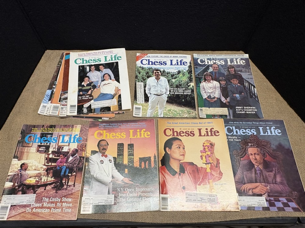 1987 Chess Life magazine, all 12 issues
