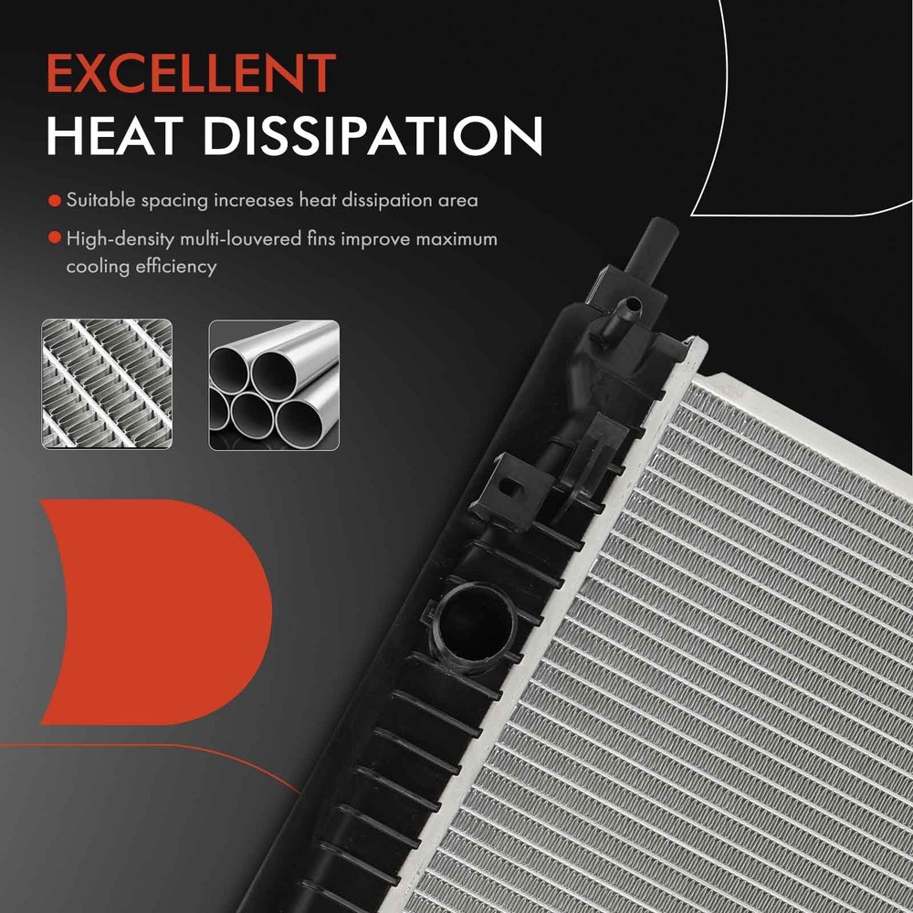 Engine Coolant Radiator Assembly for 3 2012-2013 2.0L 2.3L 2.5L