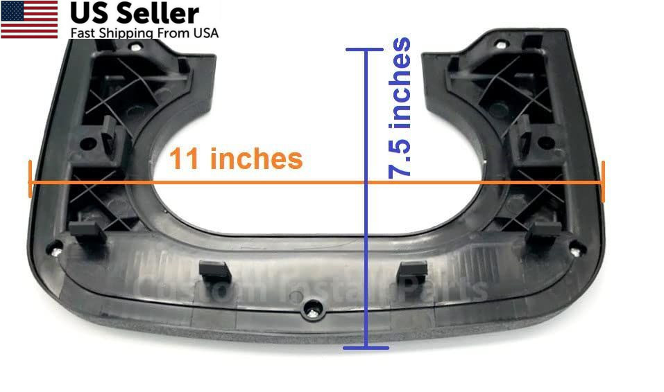 Custom Install Parts Center Console Cupholder Replacement Pad Medium Grey