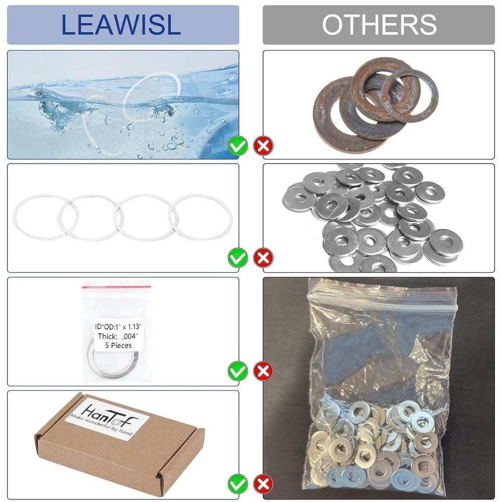 Barrel Nut Shim Kit Nuts Free Float Spacers Adjustment Silver New