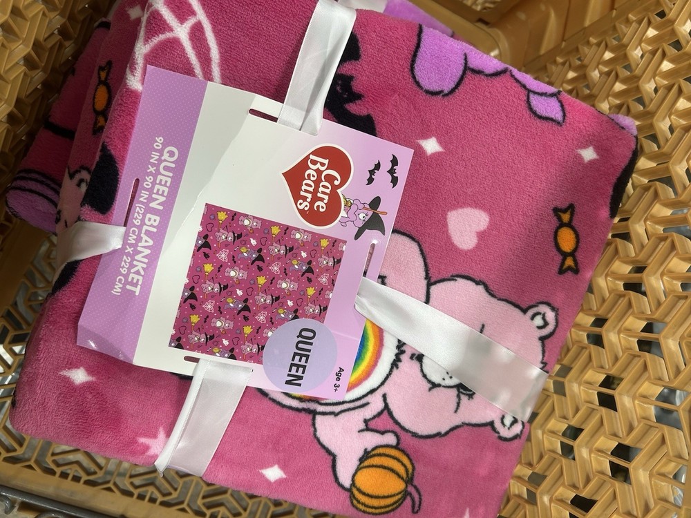 Care Bear Queen size halloween blanket