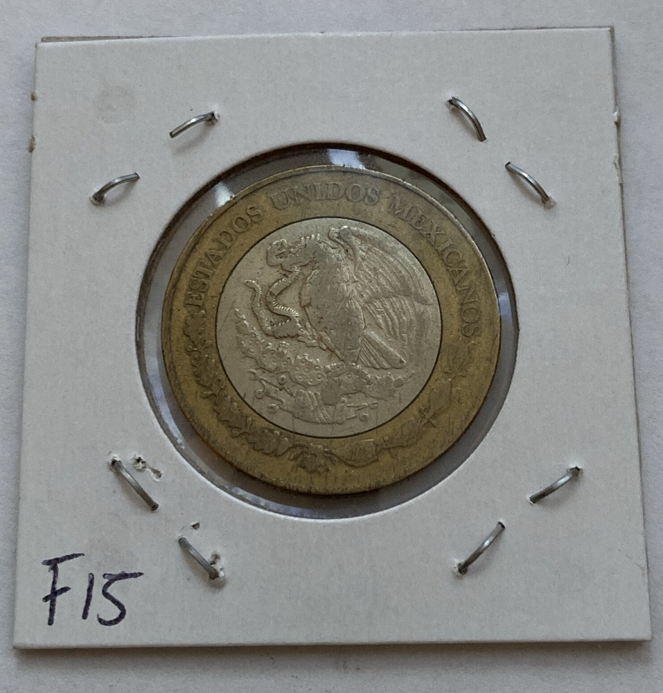 2002 Mexico 10 Pesos Coin