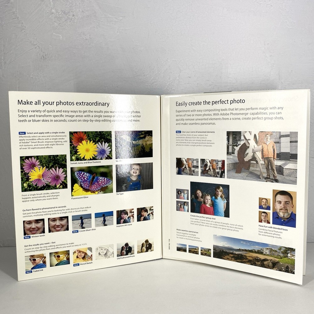 Adobe Photoshop Elements 7 Photo Editing Software CD For XP/Vista