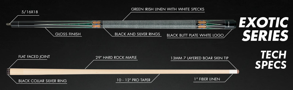 Action ACT131 Exotic Pool Cue
