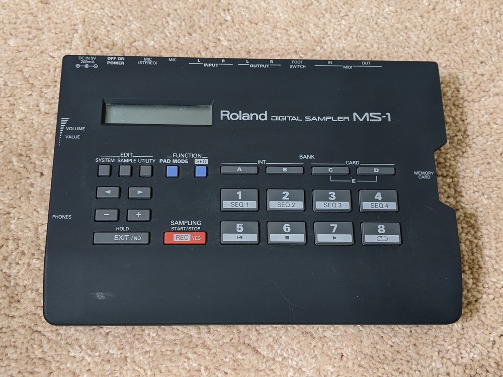 Roland MS-1 Compact Digital Sampler Looper - free returns