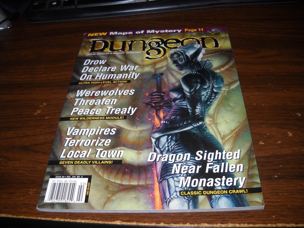 TSR: Dungeon Magazine: Issue 84