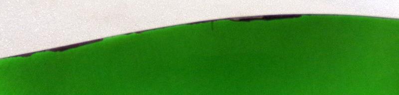 Mid Century Modern Lime Silverplate Teardrop Bowl