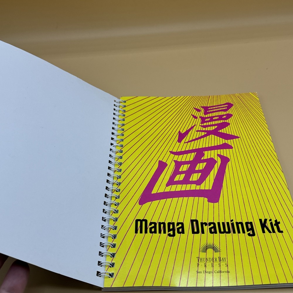Manga Drawing Kit Techniques Book Bound Softcover Thunder Bay Press