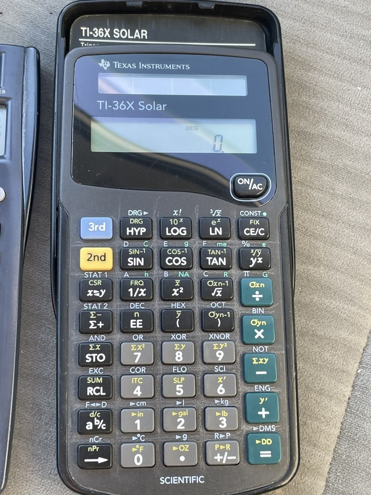 Texas Instruments TI-36X Solar & Casio FX-300MS Calculators Tested Both Work