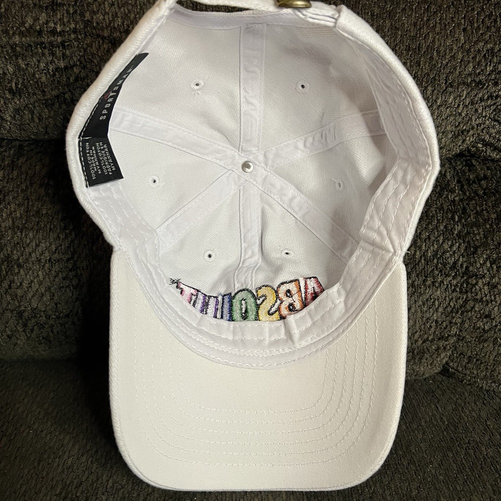 Absolut Vodka Rainbow Embroidered Pride Hat