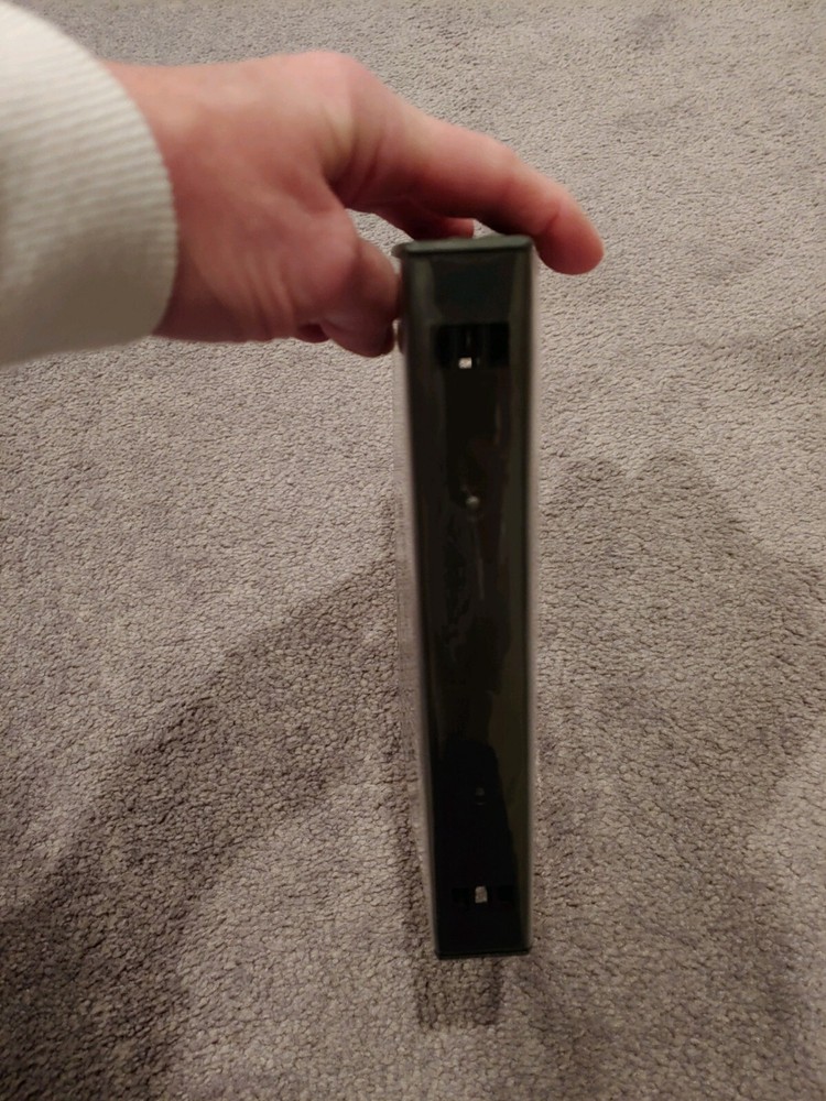 1 Black 22mm "Chubby" 6 Disc CD/DVD Storage Box Case