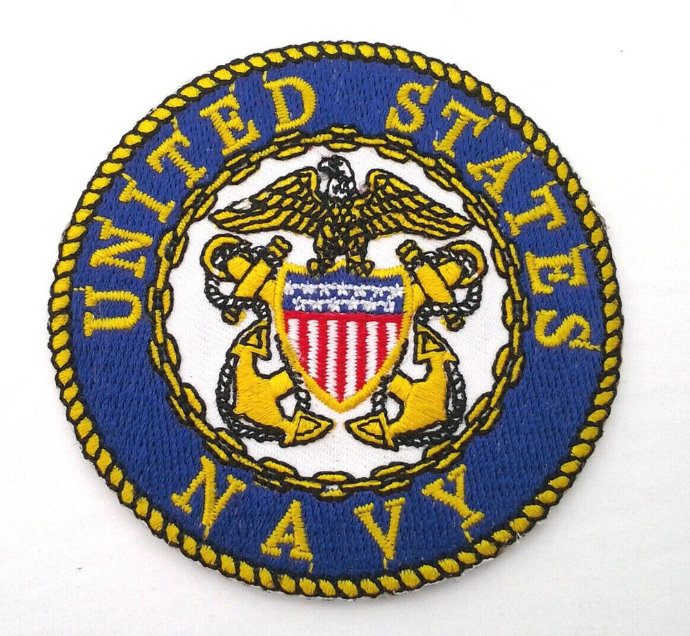 UNITED STATES NAVY (3" Rd) Military Patch PM3146 EE