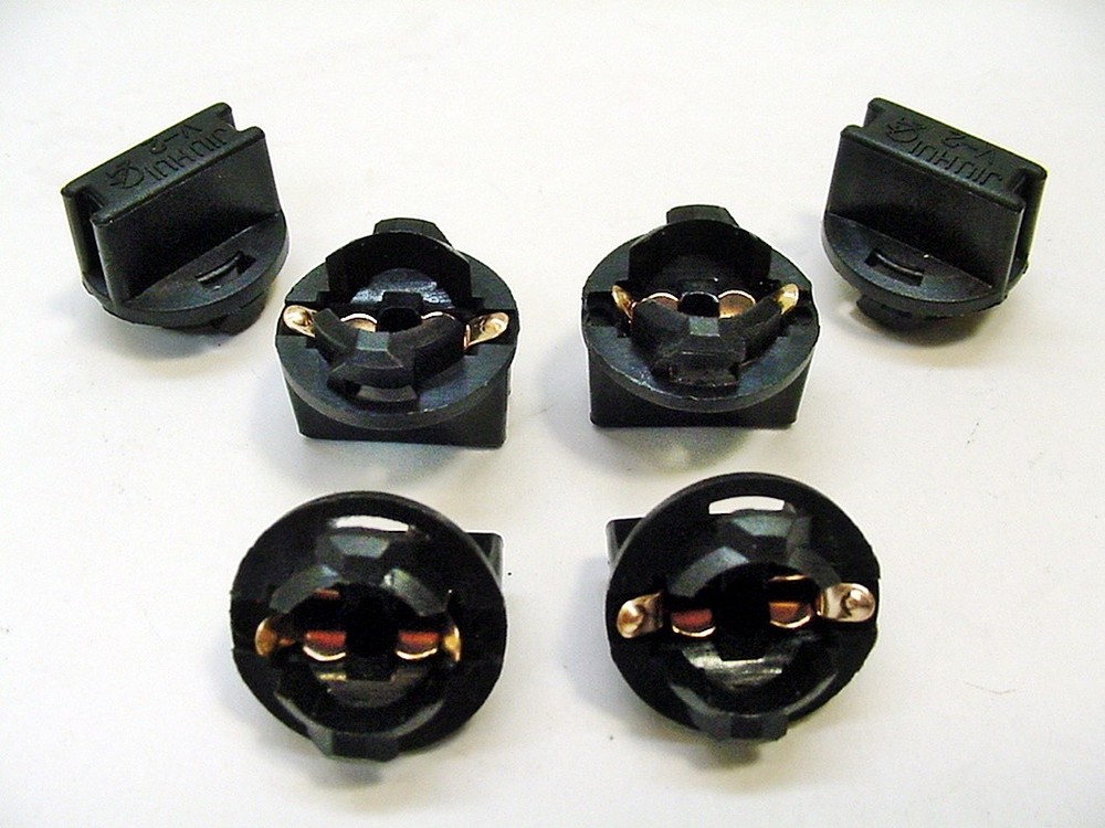 6 Dodge 194NA Instrument Panel Cluster Light Bulb Lamp Dashboard Socket Plug NOS
