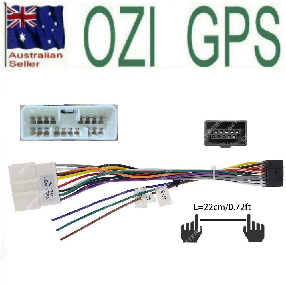 HOLDEN JACKAROO 1992-2003  POWER & STEERING CABLE FOR ANDROID STEREO HEAD UNIT